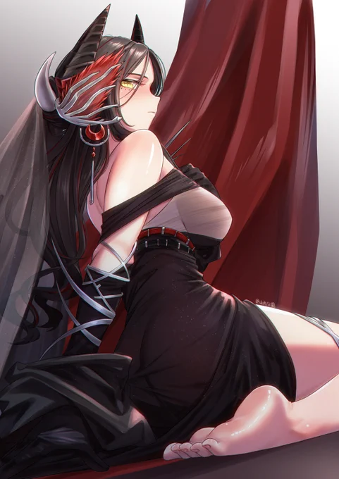 イネス 伊内丝 Inesの美しい新コーデを描きました #Arknights #明日方舟 #アークナイツ 高解像度ver. &背景なしver.はFANBOX&Patreonでよろしく!