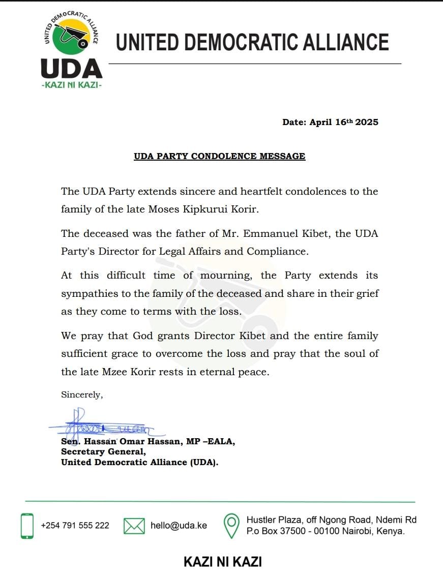 United Democratic Alliance, UDA. (@udakenya) on Twitter photo 