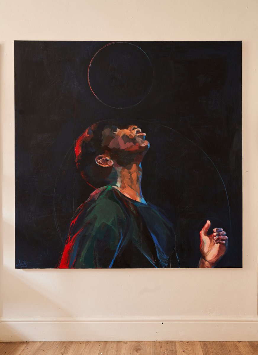RebeccaIvatts's tweet image. Loving depicting the movement, focus and passion of football in my paintings in collaboration with @JeffAstleFdn