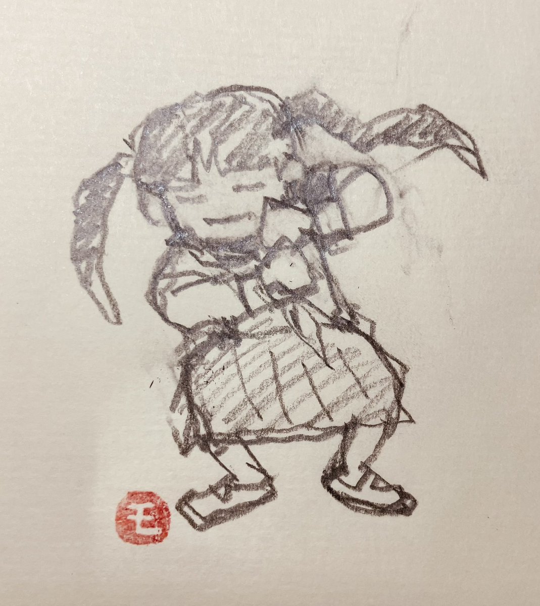 「こちらにも。Zepp羽田のミヂュさん#新しい学校のリーダーズ #ATARASHI」|モのイラスト