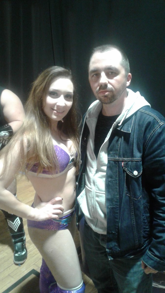 Avec Pauline lors d'un show WS en 2018.