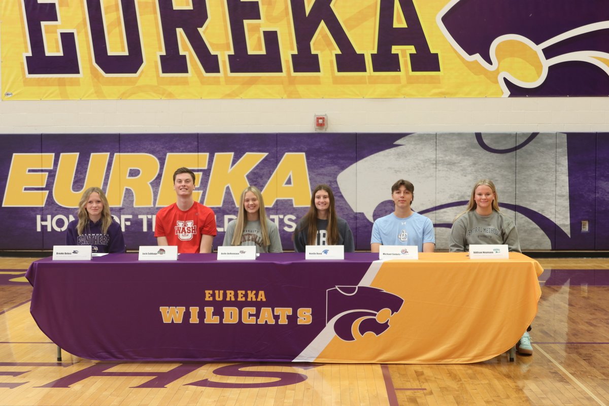 Congrats to our 6 student-athletes at our college signing this morning!