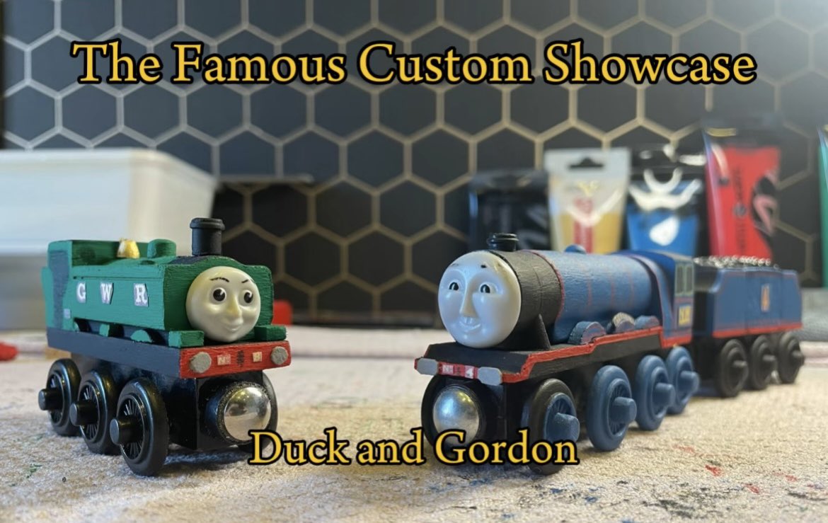 This is an old video of mine but there are TWR customs in it, enjoy my a1 Gordon and my improved duck!!! youtu.be/S7bLRlyR6gk?si…