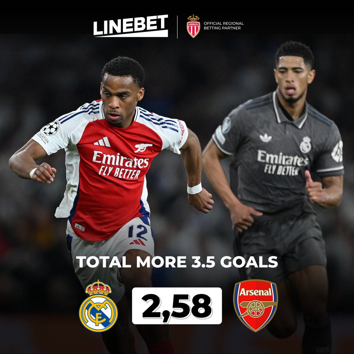 Real Madrid - Arsenal

Will the bet go in?