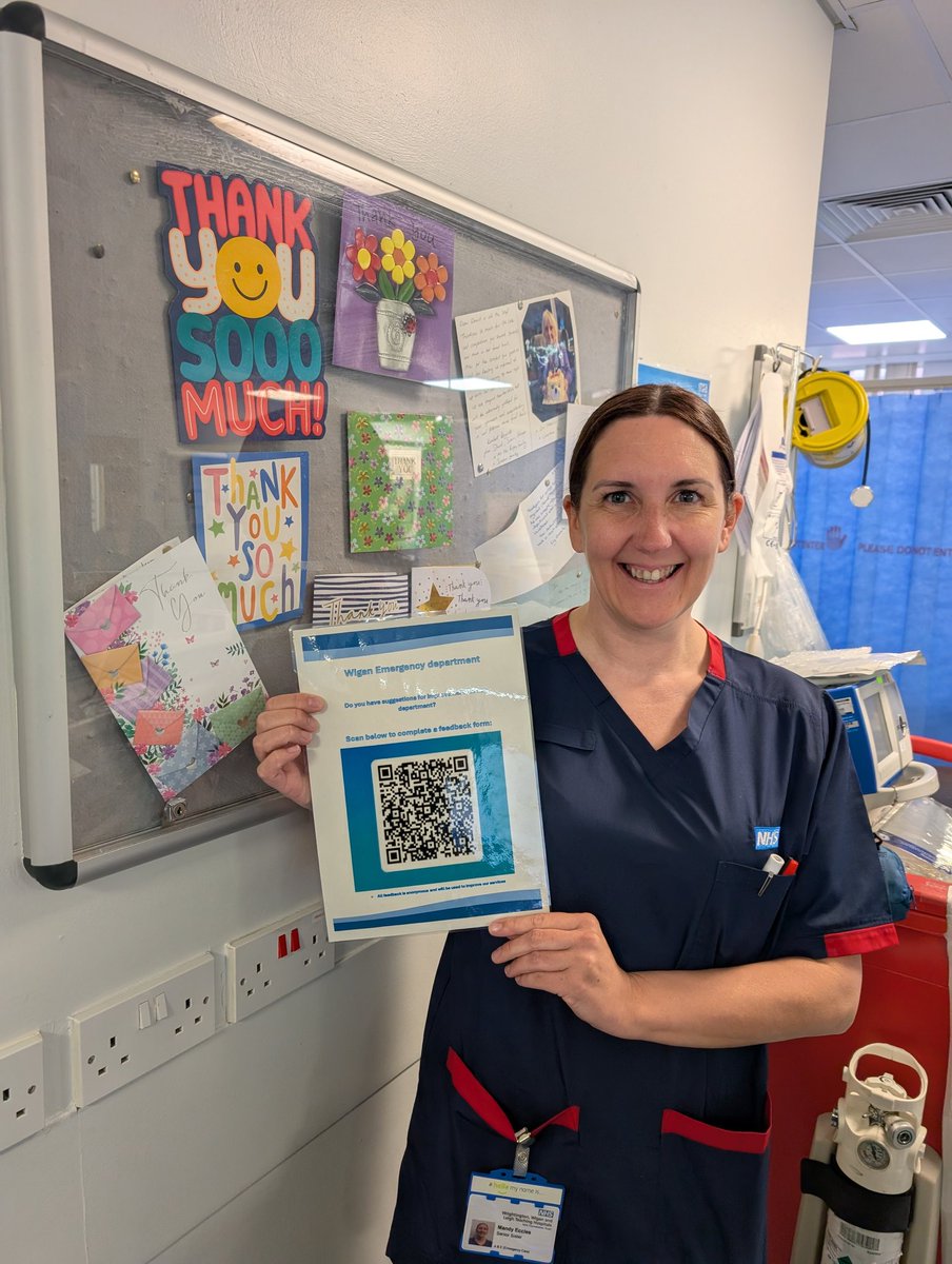 wwl_ecc's tweet image. ED barcode for patient feedback is finally in play around the department!! Allowing patient to provide direct feedback to our team! 

We will be utilising the feedback to improve our services! 

**What can we do to improve things for you?**

#fundamentals #teamED #patientfeedback