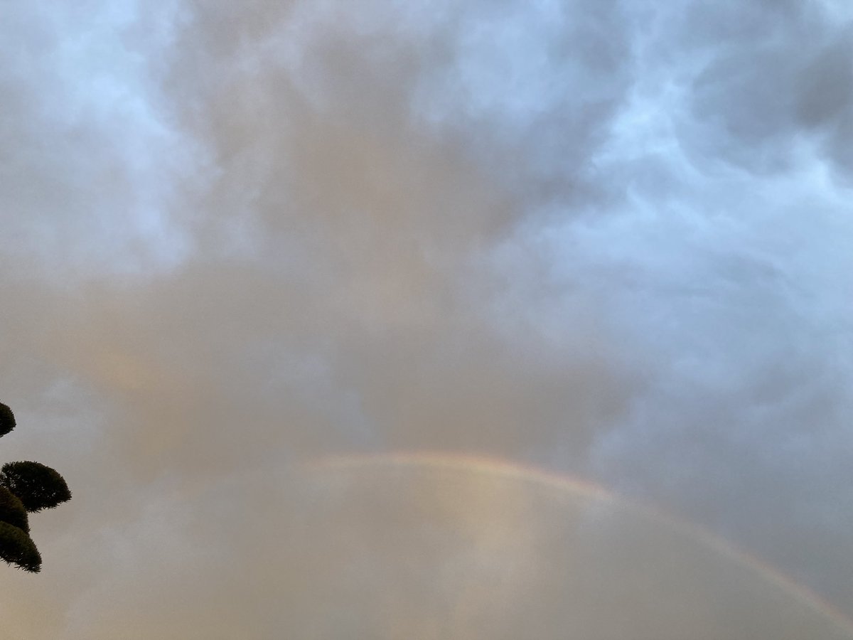 yume_den's tweet image. Yesterday&apos;s sunset and rainbow collaboration was exceptional🌇🌈
I mixed two videos and one photo and added music♫

#ambientmusic #maxmspjitter #sunset #rainbow