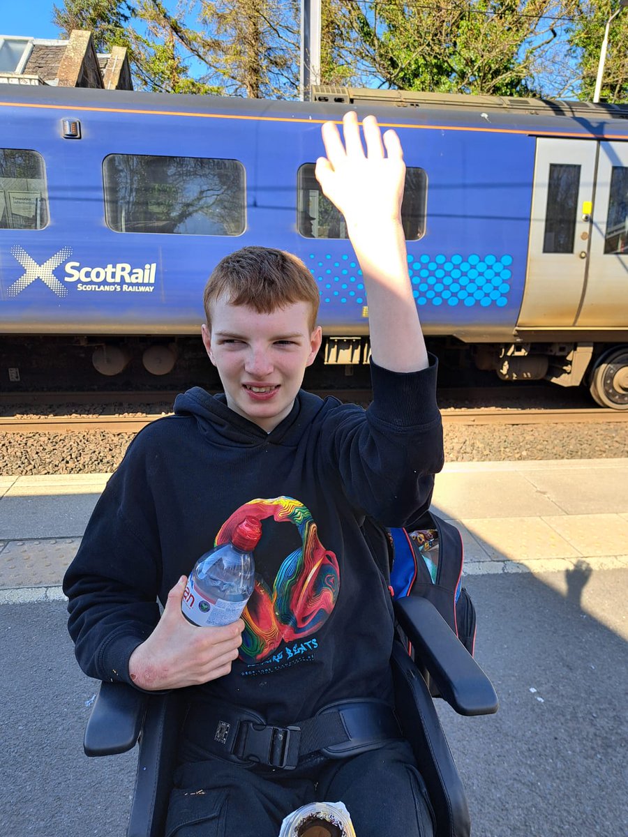 Out at the Helix and train to Stirling