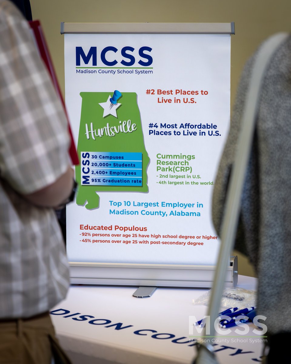 MCSS has met hundreds of amazing folks at college career and community fairs—including ReLaunch this week! 💼 Ready to join #ThePowerOfUs?
🗓 MCSS Career Fair: May 1
 📍 MCSS Teacher Resource Center (Shields Road)
 🕓 2:00–5:00 PM