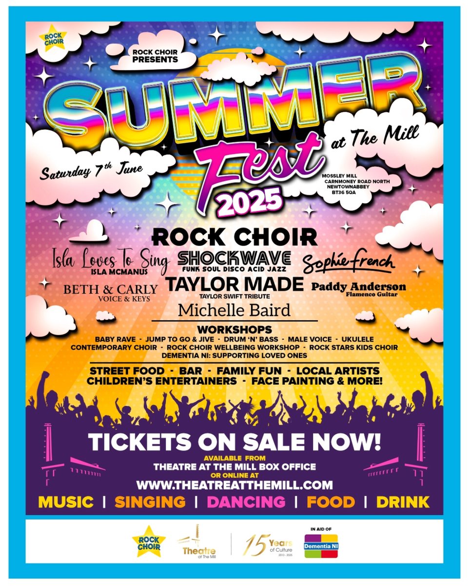 We’re thrilled to announce that tickets for our first ever summer festival in Northern Ireland are officially 𝗢𝗨𝗧 𝗡𝗢𝗪!
🎟️ Grab your tickets here: theatreatthemill.com/book/?show=143…