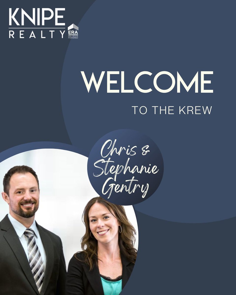 KR_Tweets's tweet photo. Welcome Chris and Stephanie Gentry- A dynamic duo of licensed Realtors with over 15 years of experience across multiple states. Offering a unique 2-for-1 advantage, they bring a wealth of knowledge from their background in brokerage ownership

#WelcomeWednesdays #KnipeRealty https://t.co/bhpwo4IClO