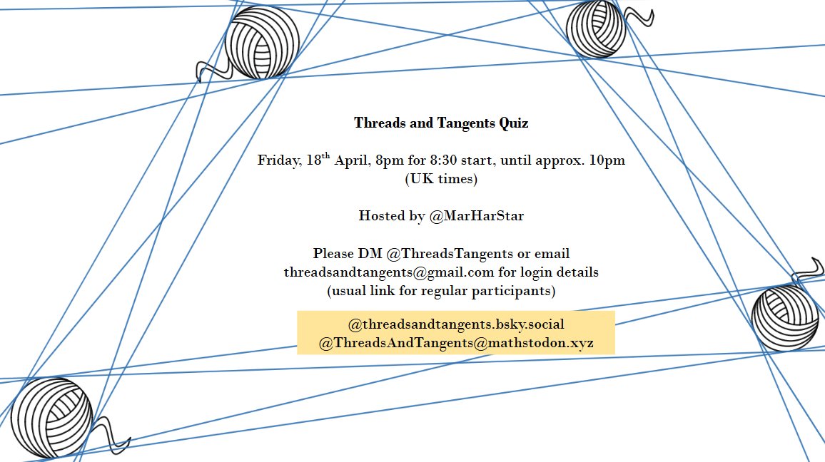 Join us on Friday for a quiz by Sarah E, <a href="/MarHarStar/">MH*</a>, <a href="/DrSmokyFurby/">Dr Smoky Furby</a>, Cat, <a href="/evilloanword/">Evil Loanword</a>, and Sara!