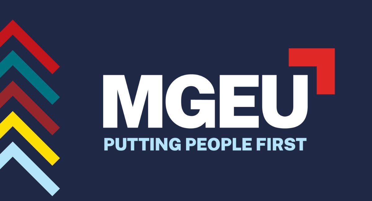Today, we bid a fond farewell to our logo of a red box with simple white  "MGEU" lettering.and are pleased to introduce a new visual identity  that provides a nod to the past, while guiding us to the future.

Learn more about our new look: mgeu.ca/news-and-resou…