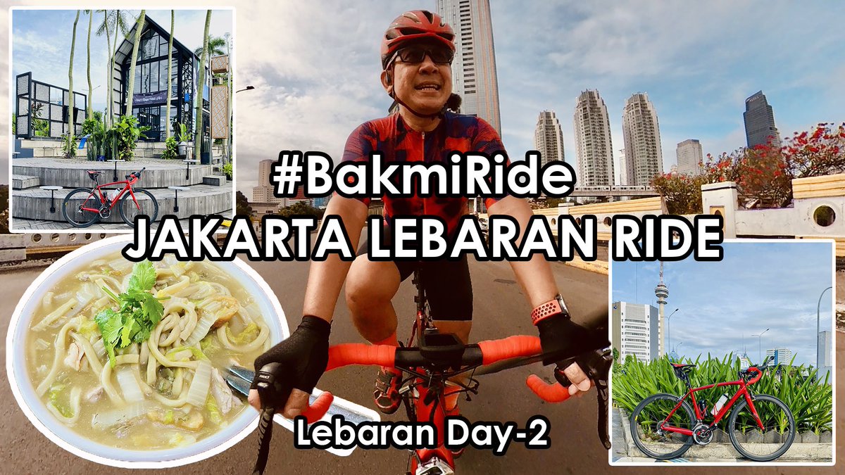 Bakmi_Cyclist's tweet photo. Lebaran day-2 masih menyenangkan untuk menikmati jalanan ibukota. Silahkan tonton videonya di sini: https://t.co/KRi0hcr17h and thank you for your support! ๐
#bakmicyclist #gowes #cycling #cyclists #jakarta #gatot #subroto #rasunasaid #kuningan #chuan #tin #kosong #seriabudi https://t.co/uDkevNjxzi