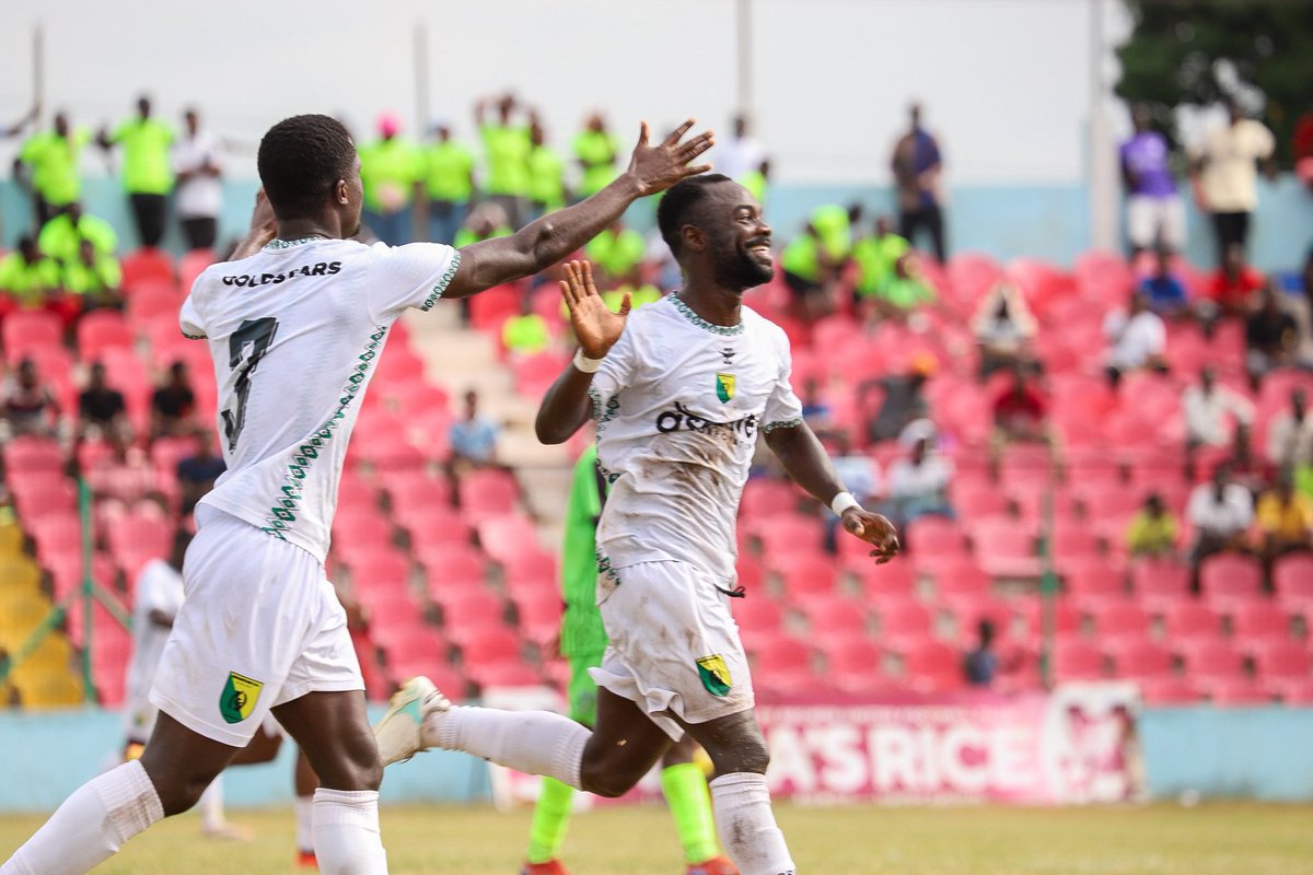 GoldStarsSc's tweet photo. ⏰ || FULL-TIME

Bechem United FC 0️⃣—2️⃣ Bibiani GoldStars SC
⚽️32’ Ronald Frimpong 

#GhanaPremierLeague #bechemgoldstars #Midweekaction https://t.co/te5cqzCsTy