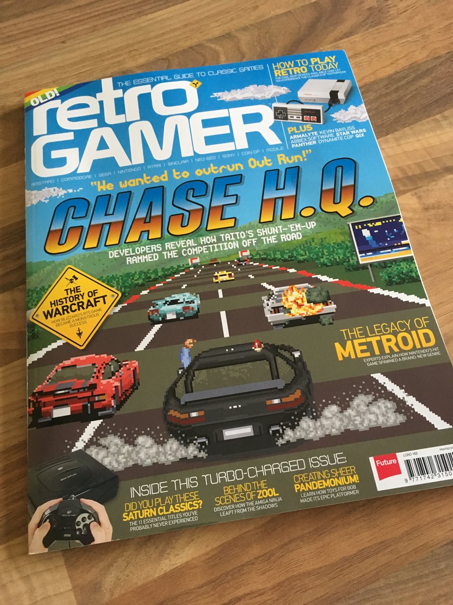 GaryArnott's tweet image. Chase H.Q. is one of my most loved arcade games so took this @RetroGamer_Mag magazine cover &amp;amp; made into a nice A3 sized poster for the man cave!!

🖍️🖼️😍🪄👍

#ChaseHQ #Taito #Arcade #Retrogaming #Racer #Retrogamer #Retrogames #80s #1980s #Racing #Magazine #CoverArt #Artwork #Art