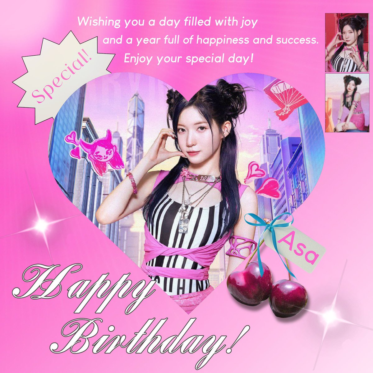 Today is a day of celebration as someone has come of age! Happy birthday to our beloved <a href="/ernamiasa/">アサ</a>! We hope this year brings you an abundance of love and joy, and makes this year yours!  ❤︎