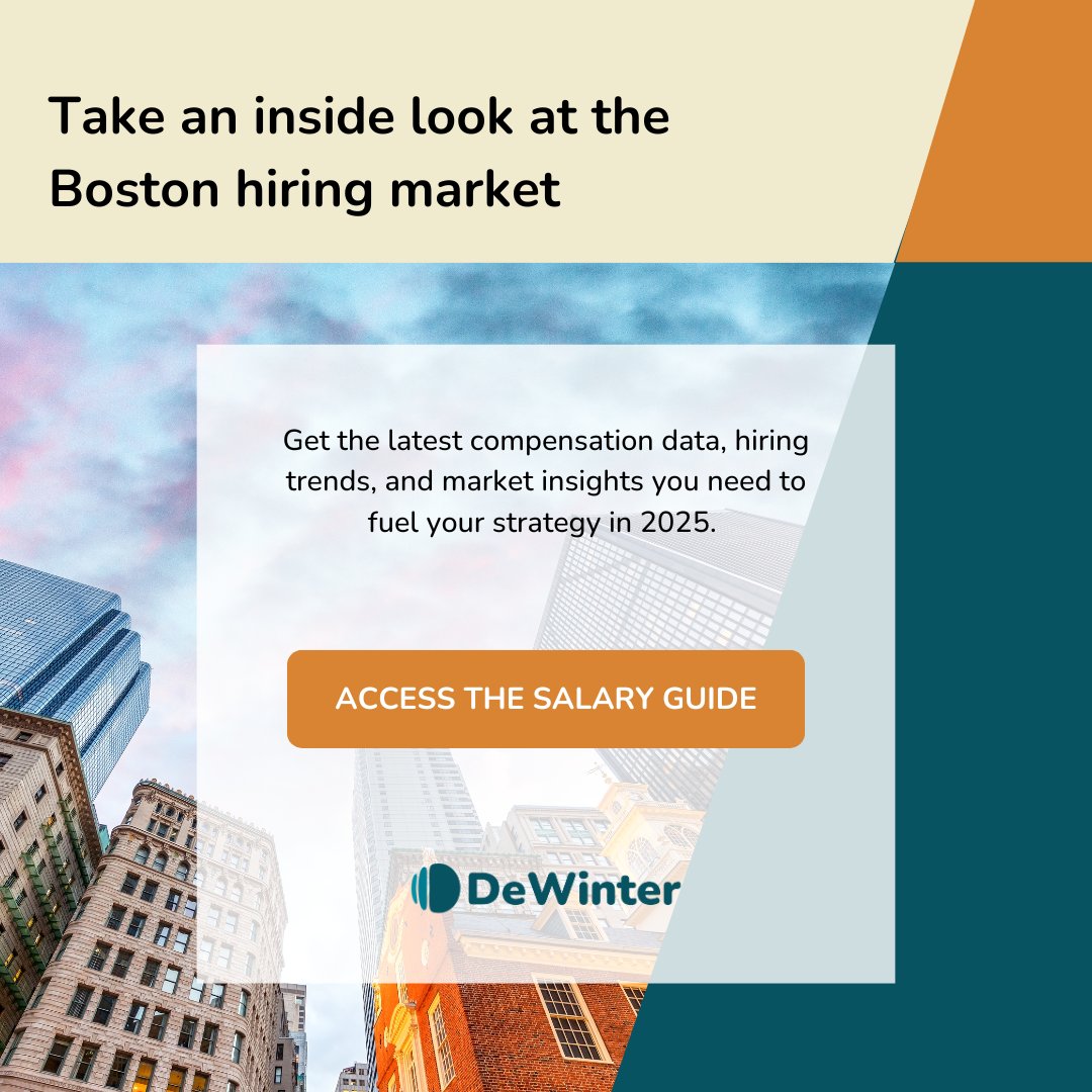 Looking to get ahead of the game in 2025? Get the latest salary data, hiring trends, and exclusive market insights for top finance &amp; accounting roles in the Bay Area &amp; Boston with our 2025 Salary Guide &amp; Industry Report!
Stay informed. 
dewintergroup.com/2025-finance-a…