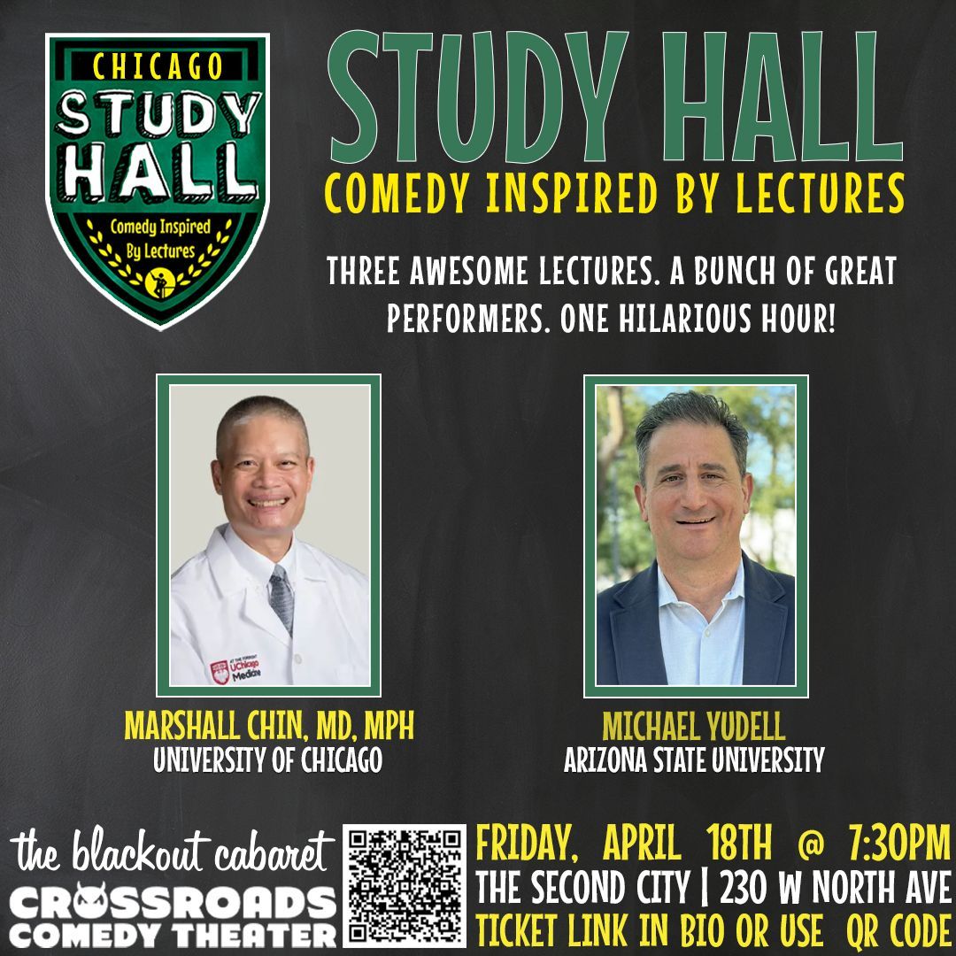 StudyHallShow's tweet photo. Chicago! Study Hall returns to The Second City on 4/18 and 4/25 @ 7:30pm. Each show features three new lectures and some of Chicago's best improvisers. It’s an unforgettable, hilarious hour where you learn, laugh, and leave without homework🎓Tickets at https://t.co/MHHm9MMbxR https://t.co/mKQtNqPw4s