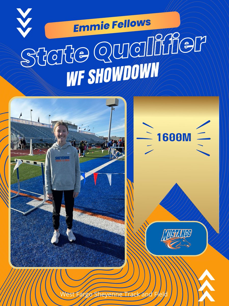 Congrats to Emmie Fellows for qualifying in the 1600m with a time of 5:23.86!