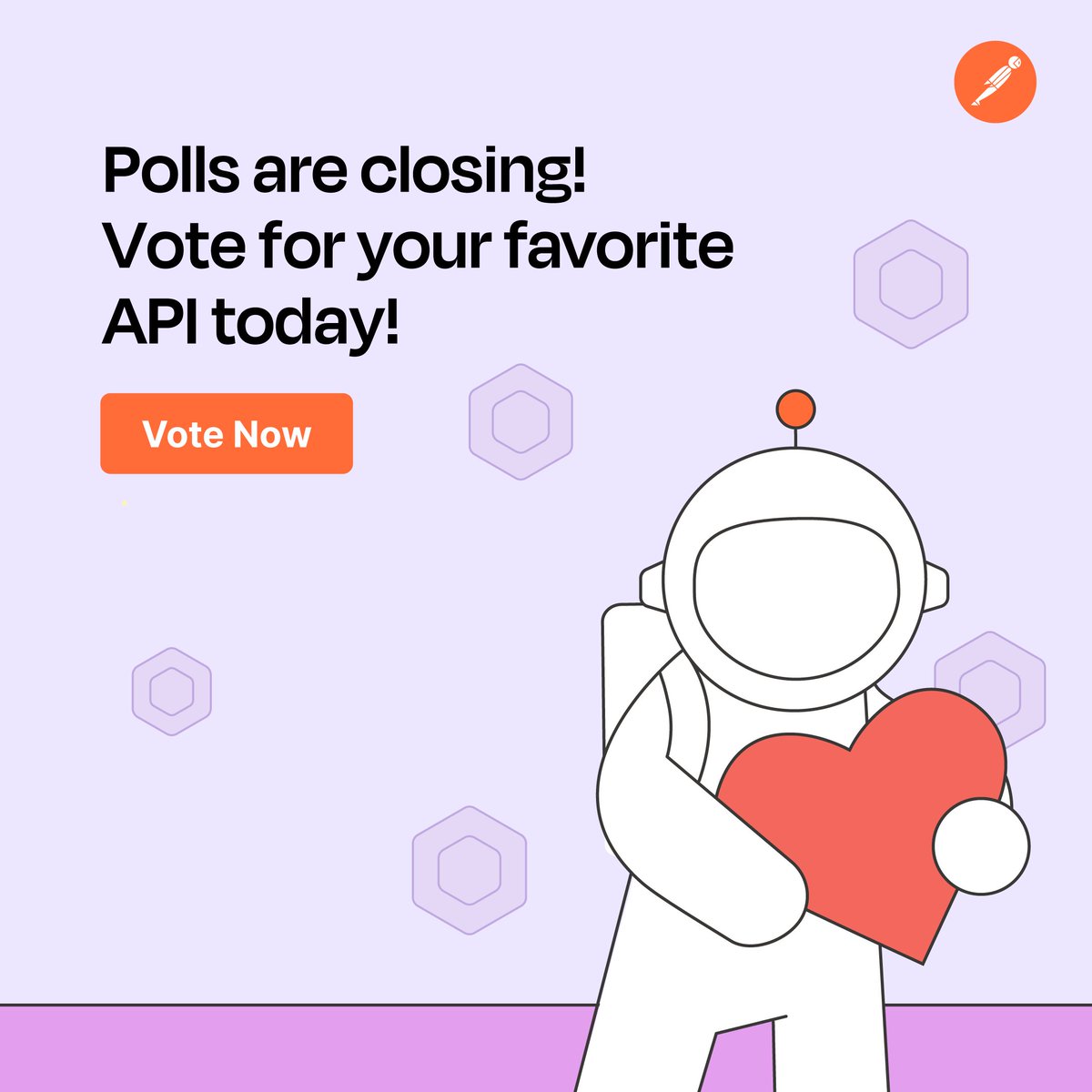 getpostman's tweet photo. Polls close in one day and every vote counts. No judges, no panels—just devs deciding which APIs rise to the top. https://t.co/liIFCza2Ej
#DevelopersChoice #APIAwards https://t.co/PHQ9rrVRyk