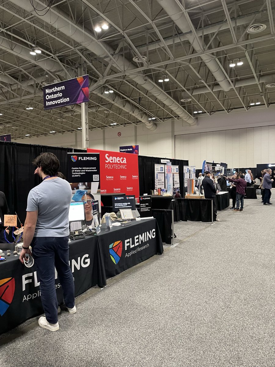 We’re super excited to be here at #DiscoveryX2025 – Ontario's largest tech conference! Don’t miss your chance to explore the best of college innovation at the College Corridor. #DYK colleges power over 3,300 applied research projects every year, solving real-life problems for