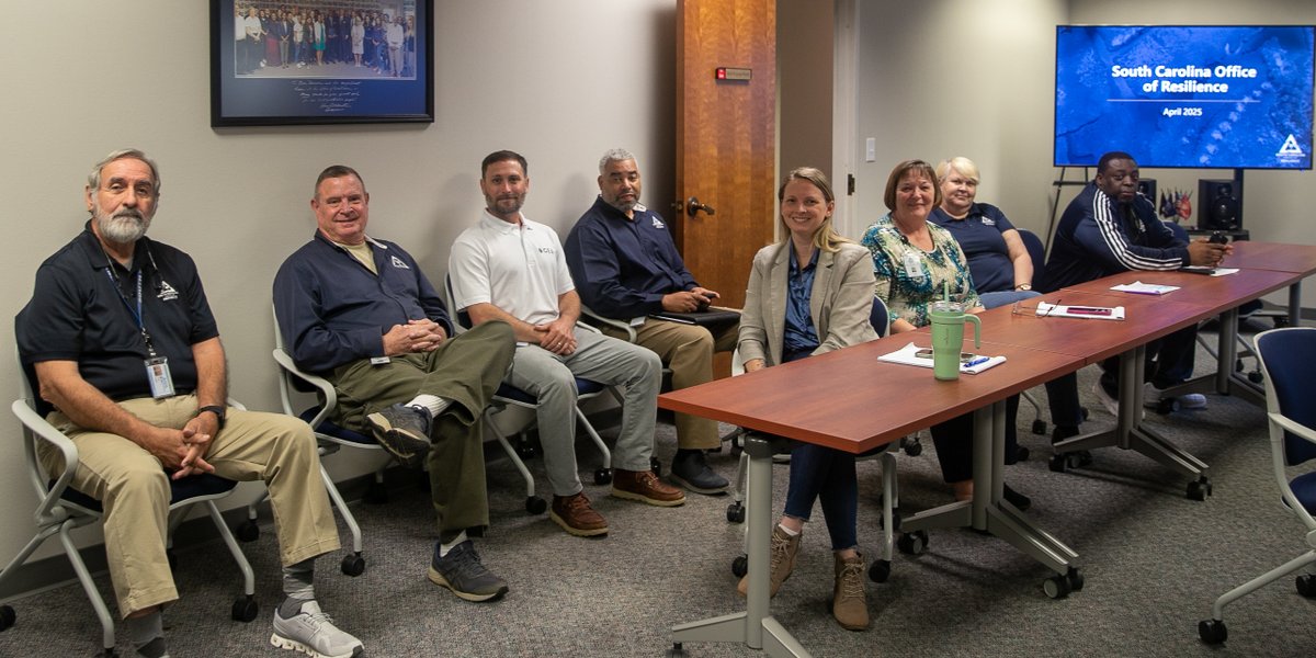 We welcomed Maj. Gen. Patricia Wallace to our office this week to give an overview of our Disaster Recovery, Mitigation, and Resilience Planning &amp; Coordination missions.

We look forward to exploring ways to partner with the armed forces as we work to improve the resilience of SC