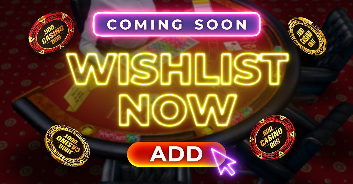 🔈  Big news from 𝐊𝐚𝐦𝐚𝐆𝐚𝐦𝐞𝐬! 🔈

❤️‍🔥 𝐁𝐥𝐚𝐜𝐤𝐣𝐚𝐜𝐤𝐢𝐬𝐭 is coming soon to 𝐒𝐭𝐞𝐚𝐦!
 
 Get ready to experience the thrill of blackjack like never before, brought to you by the creators of 𝐏𝐨𝐤𝐞𝐫𝐢𝐬𝐭.💋

📱 𝐖𝐢𝐬𝐡𝐥𝐢𝐬𝐭 ➡️ 𝐡𝐞𝐫𝐞 store.steampowered.com/app/3594780/Bl…