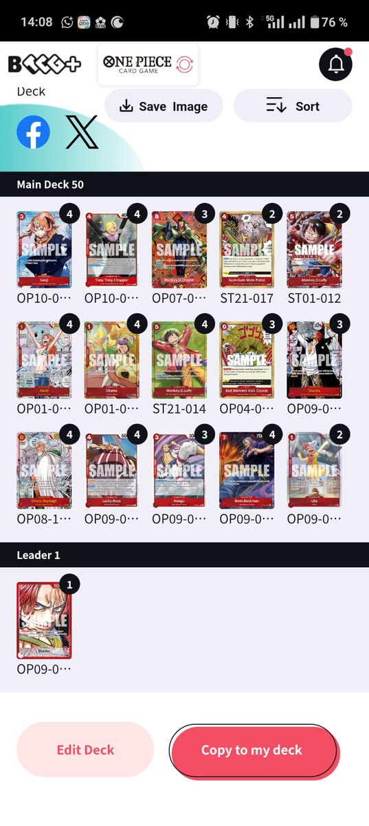 Ya tenemos los resultados del Store Championship en Nikochan Arena!! 
Publicamos la representación que hubo y la lista del ganador. 
Winner: Shanks