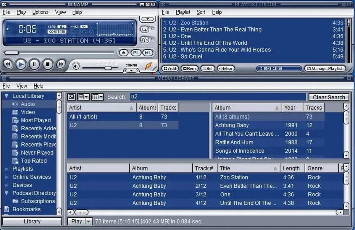 GaboYanezB's tweet photo. @SpotifyStatus Vamos desempolvando a la bestia ⭐️
#spotify #winamp https://t.co/yFZ3c3cJxZ