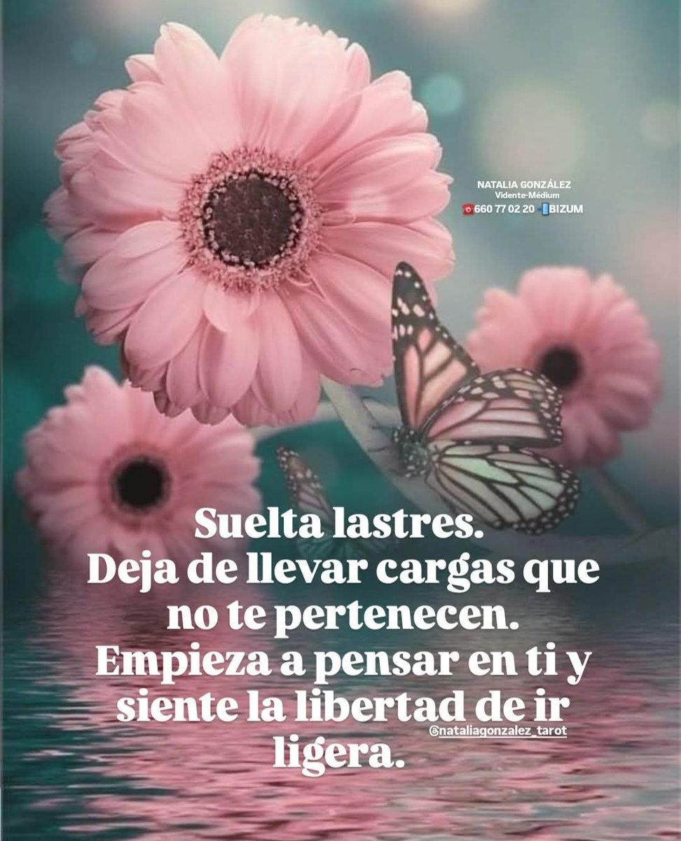 taly25m's tweet photo. NATALIA GONZÁLEZ-Vidente/Médium.
Atiendo personalmente. 📲BIZUM - 660 77 02 20
https://t.co/ZssAlbqM0m
#tarot #videncia #barajaespañola #adivinacion #futuro #medium #lecturadecartas #ritualesmagicos https://t.co/0UsbfO1qeu