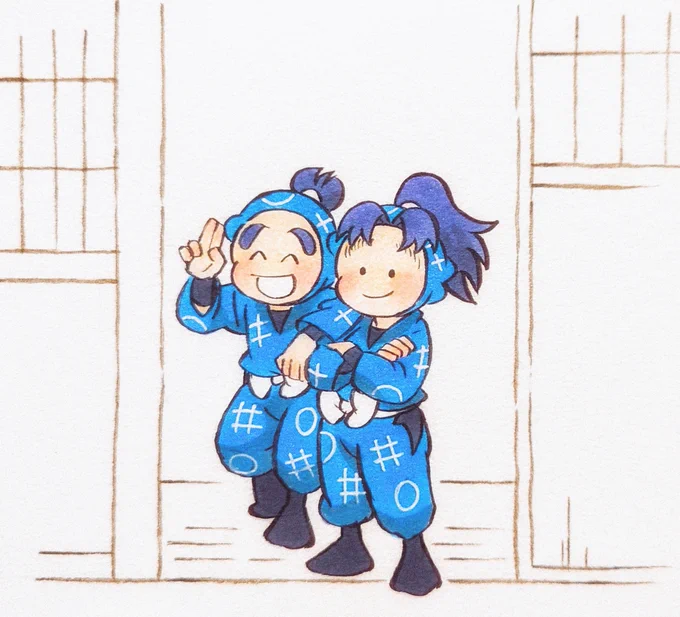 #nin_draw 若太夫と若旦那