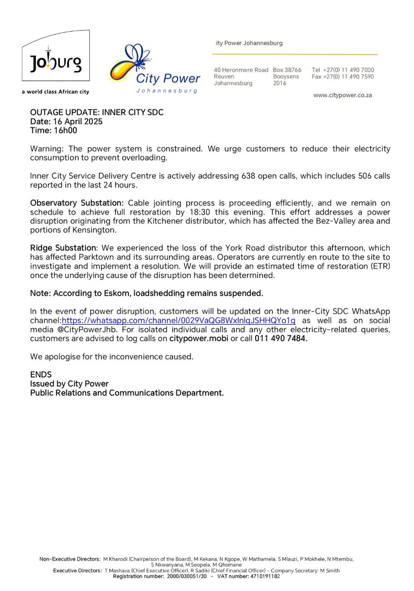 @CityPowerJhb tweet media