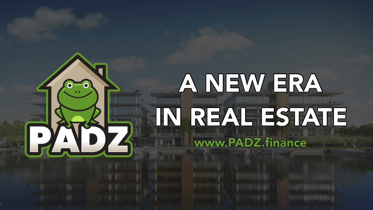 Real-world assets #RWA are bridging the gap between traditional finance and DeFi, unlocking trillions in untapped value. PADZ is bringing real estate on-chain - backed by real income, real properties, and real yield.

☑️ Over $16 trillion in global value
☑️ Less than 1% tokenized