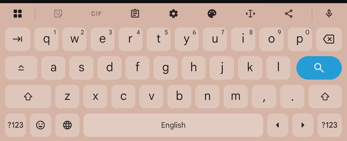 thisisdrea_'s tweet photo. crashing out rn ky idk why pero na change ang color/theme sa ako keyboard to this and i don't remember unsa tu ako theme before 😭😭😭 https://t.co/WR6dEfZplA
