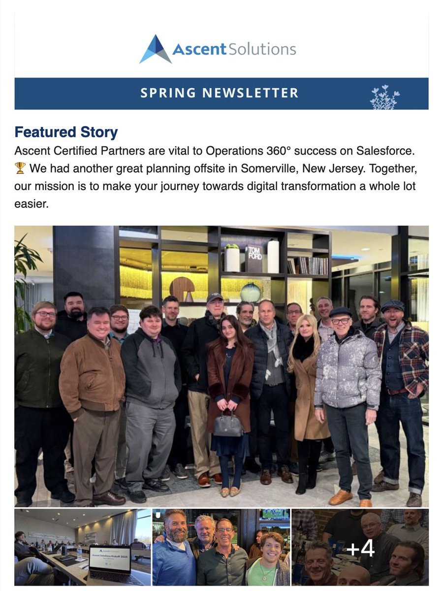 AscentERP's tweet photo. [Spring Newsletter 🌻] Get the latest product updates, content, and industry news for Operations 360° on Salesforce: https://t.co/JiNbNMDHlY

#Salesforce #Operations360 #CloudERP #AppExchange #DigitalTransformation #ERP https://t.co/g9JOi2glCN