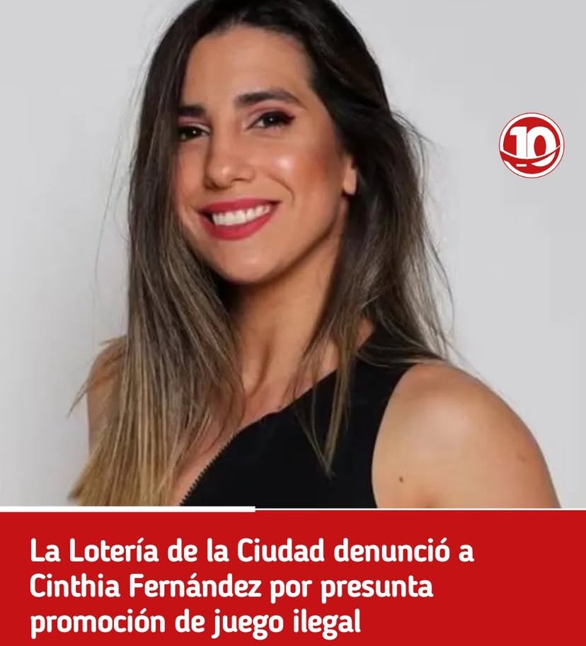 Lo  habíamos adelantado, muy bien denunciada <a href="/cinthifernandez/">Cinthia Fernandez</a>. Insisto, no le hagan caso: no apostes, porque no ganas y así, no vas a pagar las cuentas!
