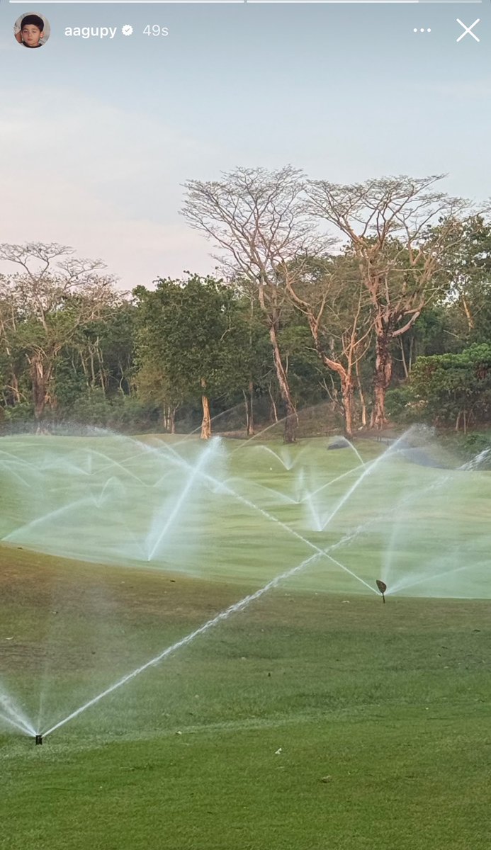 nag golf si aa today! 🤩🤩