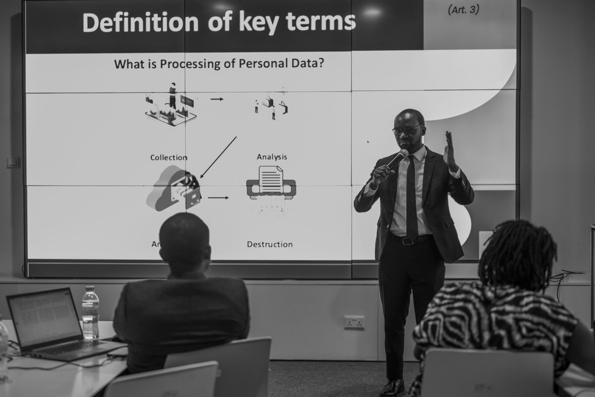 Yesterday, Data Protection and Privacy Office – Rwanda joined a national training on Artificial Intelligence (AI), data protection, and the rule of law for legal professionals in Kigali, organized by <a href="/Rwanda_Justice/">Ministry of Justice</a>, <a href="/UNESCO/">UNESCO 🏛️ #Education #Sciences #Culture 🇺🇳</a> and <a href="/giz_gmbh/">GIZ</a> Rwanda. The event gathered 35 legal