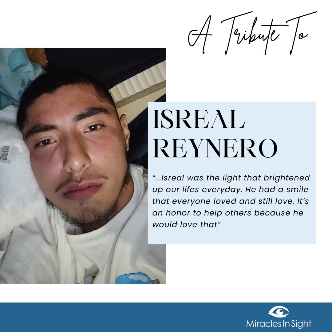 Isreal was "the light that brightened up our lives everyday. He had a smile that everyone loved" says his mother, Lisa. Thank you, Israel, for giving others a chance to see the world just as beautifully as you saw it. Click here for more:  loom.ly/fRWDwvw
#TributeStory