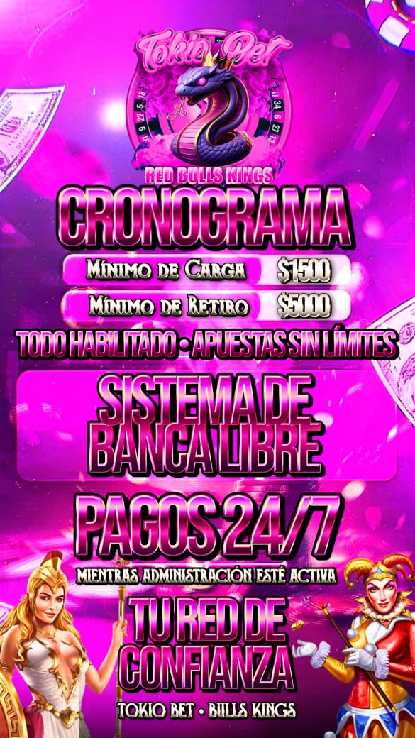 LINEA DIRECTA 1 👉🏻 wa.me/5491171468290
🩷🐍 Gio Bet    🩷 
                              🐍BANCA LIBRE
🐍SIN LÍMITES NI RESTRICCIÓNES 
                              🐍 PAGOS LAS 24HS
🩷TODO HABILITADO🩷
💎RED BULLS KINGS