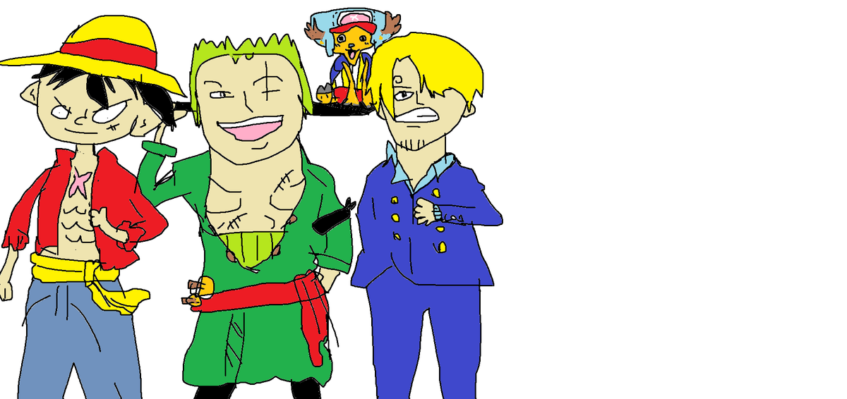 TrisZe_'s tweet photo. due to a request from my fanboy i added chopper! whos next?? leave a comment. #ONEPIECE #chopper #fanart #cool #luffyfanart https://t.co/tyyGNdsdCU