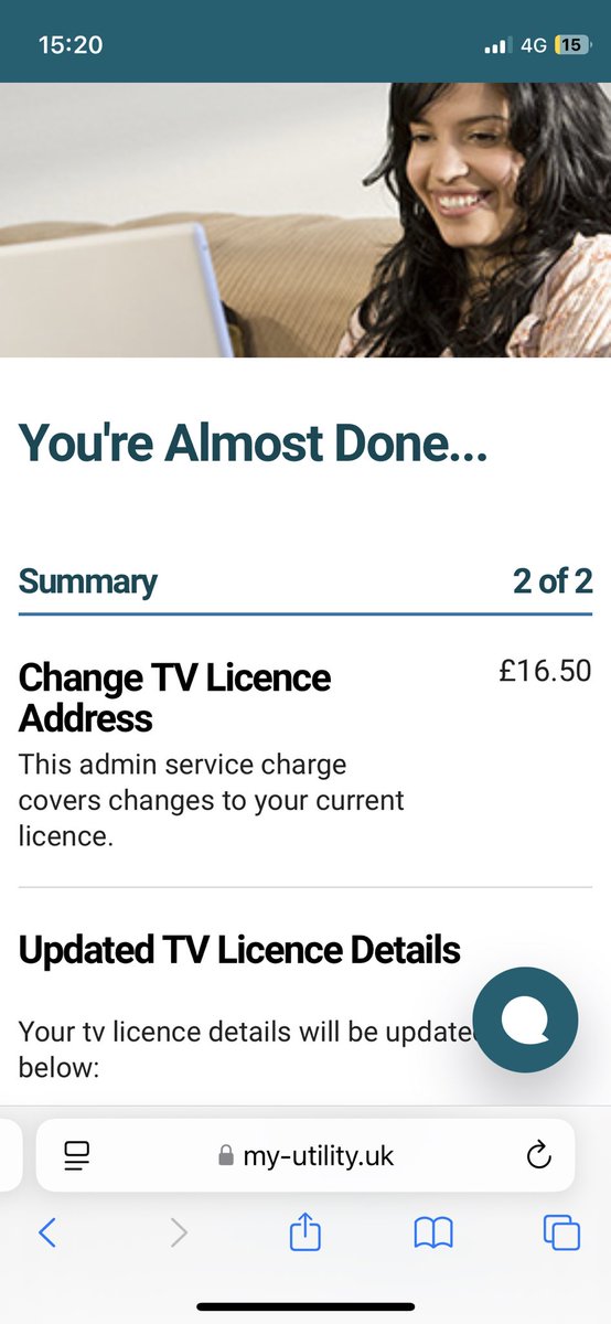£16.50 to change address of tv licence…. What an absolute scam. No wonder nobody bothers with it anymore!