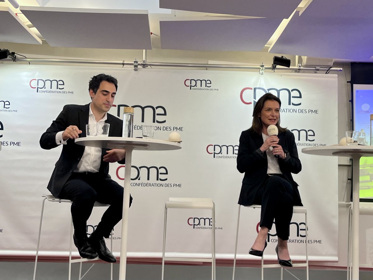 Comité directeur <a href="/CPMEnationale/">CPME</a>, aux côtés d’Amir Reza-Tofighi, Christelle Morançais, Présidente de la région Pays de Loire, a marqué les esprits : " Nous sommes shootés à la dépense publique "
#CPME #territoires #entrepreneurs