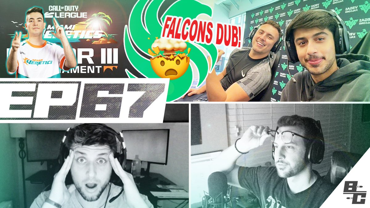 BlindCounter's tweet image. 🚨NEW EPISODE!🚨

Pred and the Falcons boys finally get their first dub in the season! 🔥

OpTic fell flat in their matches but Miami are looking poised for Top 3 if they keep this up heading into their Major! 👀 #codleague #esports 

Episode 67 below 📺
youtu.be/8yLkR06ajVk?si…