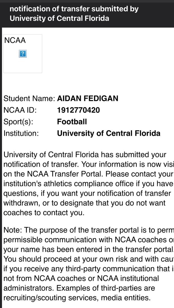 I am officially in the Transfer Portal with 2 years of eligibility.