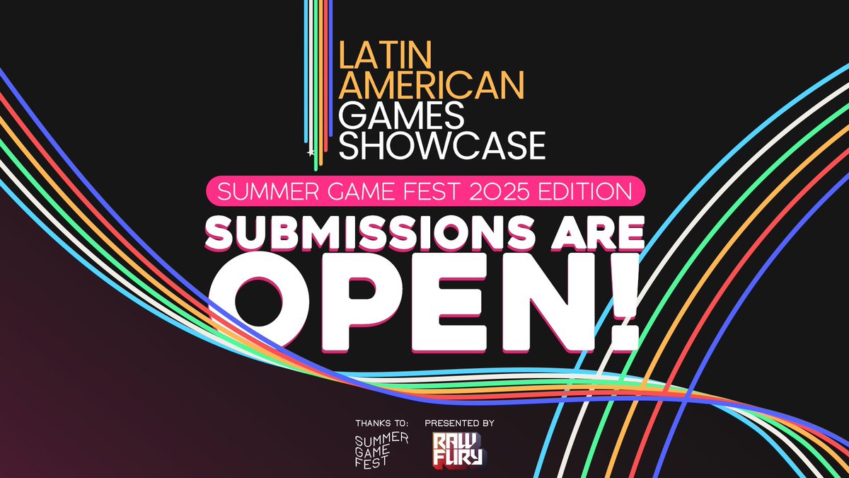 Press Over (@pressovernews) on Twitter photo ¿Sos dev y tenés un juego en desarrollo? <a href="/LAGShowcase/">Latin American Games Showcase</a> ya abrió la convocatoria para su próxima edición en el marco del <a href="/summergamefest/">Summer Game Fest</a> 🕹️
Tenés tiempo hasta el 27 de abril para postular tu proyecto. ¡No cuelgues!
📌 Toda la info acá 👉 bit.ly/4jBazWC ¿Sos dev y tenés un juego en desarrollo? <a href="/LAGShowcase/">Latin American Games Showcase</a> ya abrió la convocatoria para su próxima edición en el marco del <a href="/summergamefest/">Summer Game Fest</a> 🕹️
Tenés tiempo hasta el 27 de abril para postular tu proyecto. ¡No cuelgues!
📌 Toda la info acá 👉 bit.ly/4jBazWC