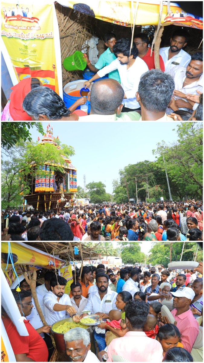 iam_vibi's tweet photo. Blessed to be part of the Sivasailam
Temple #Thiruvizha in #Alwarkurichi today. Grateful for the opportunity to serve food to the devotees.
Thank you #TVK brothers for this amazing arrangement in helping the needful 🙏👍 https://t.co/AB8g4jD7zM