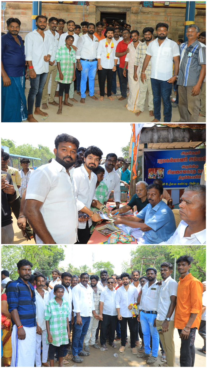 iam_vibi's tweet photo. Blessed to be part of the Sivasailam
Temple #Thiruvizha in #Alwarkurichi today. Grateful for the opportunity to serve food to the devotees.
Thank you #TVK brothers for this amazing arrangement in helping the needful 🙏👍 https://t.co/AB8g4jD7zM
