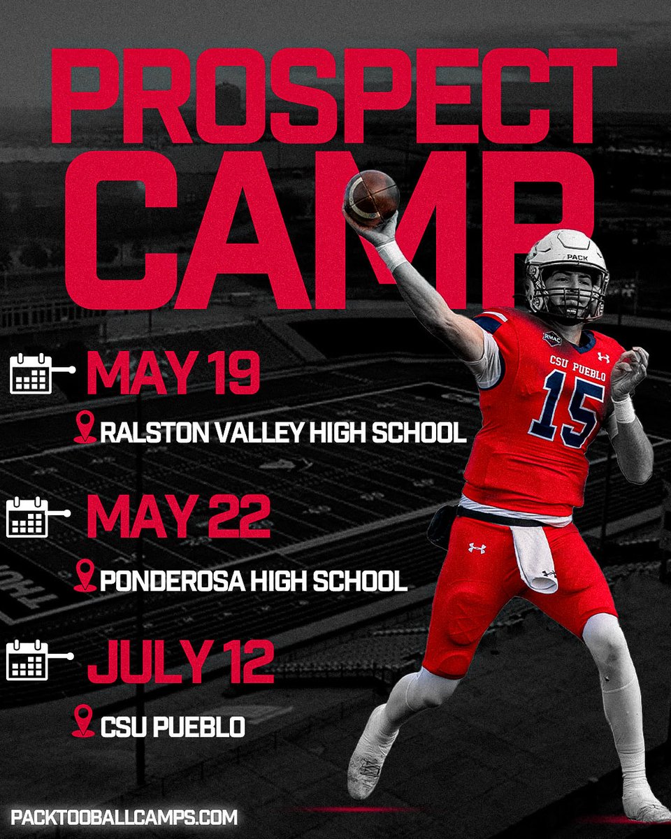 Reid Preston (@reidpreston2026) on Twitter photo Thank you <a href="/CoachBehbahani/">Neema Behbahani</a> and <a href="/CSUPFootball/">CSU Pueblo Football</a> for the camp invite I am more than ready for this camp
<a href="/CoachAJohns/">Anthony Johns π΄ββ οΈ π π΄ββ οΈ</a>
<a href="/northcanyonfb/">North Canyon HS Football</a> Thank you <a href="/CoachBehbahani/">Neema Behbahani</a> and <a href="/CSUPFootball/">CSU Pueblo Football</a> for the camp invite I am more than ready for this camp
<a href="/CoachAJohns/">Anthony Johns π΄ββ οΈ π π΄ββ οΈ</a>
<a href="/northcanyonfb/">North Canyon HS Football</a>