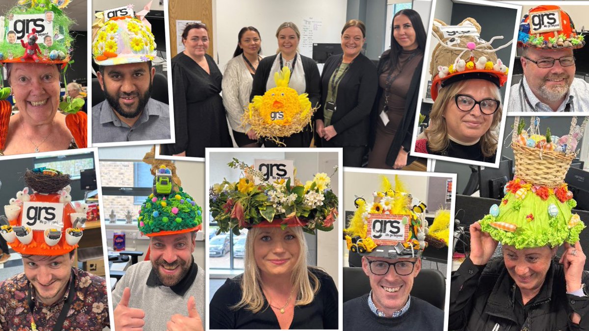 ON IT LIKE A BONNET! Our head office colleagues got into Easter crafting this week with the inaugural GRS Easter Hard Hat Contest! 🌸✨🐣🐰🌸

Read the full story on LinkedIn:
linkedin.com/company/grsgro…

Happy Easter from GRS Group!🌸✨🐣🐰🌸

#HappyEaster #WeGoBeyond